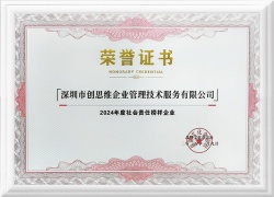 2024年度社会责任榜样企业证书